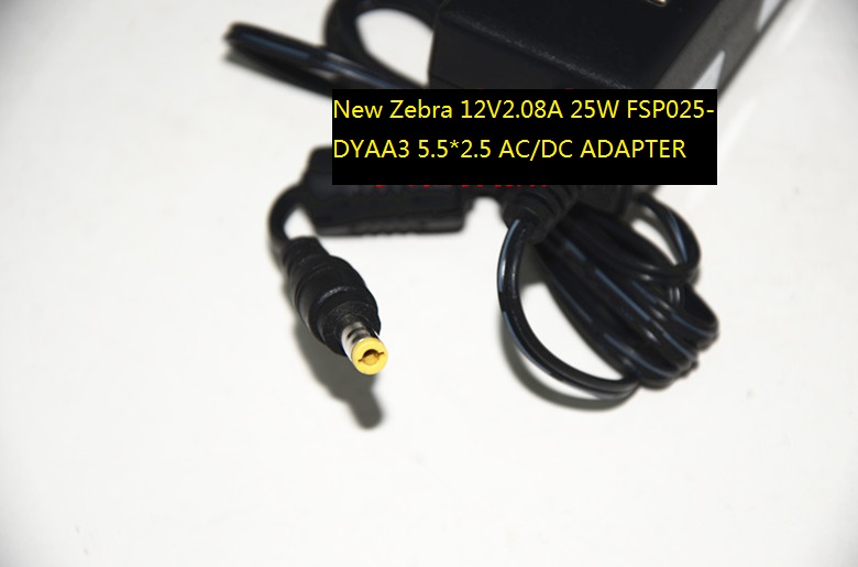 100% Brand New 12V 2.08A 25W Zebra FSP025-DYAA3 5.5*2.5 AC/DC ADAPTER POWER SUPPLY